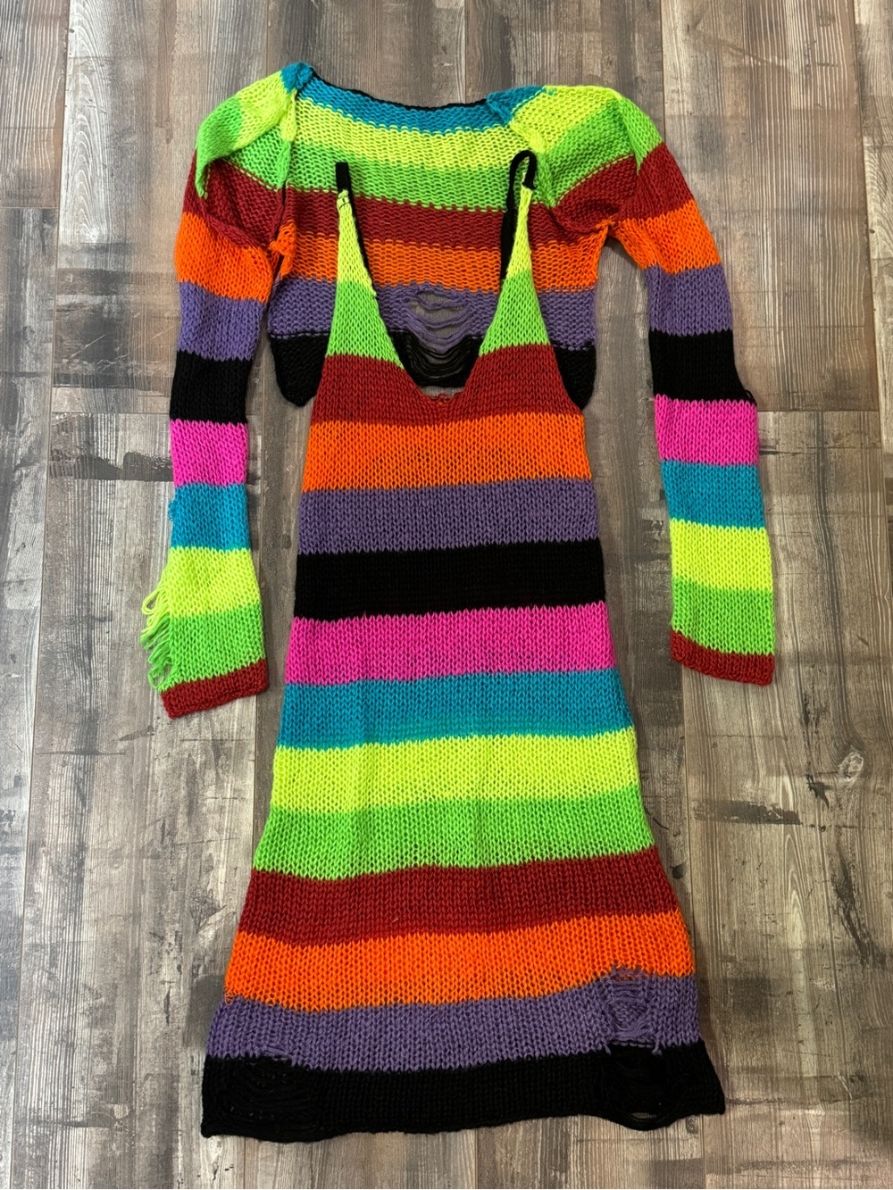 Tough Tendencies Dress And Shrug Set from Dolls Kill
